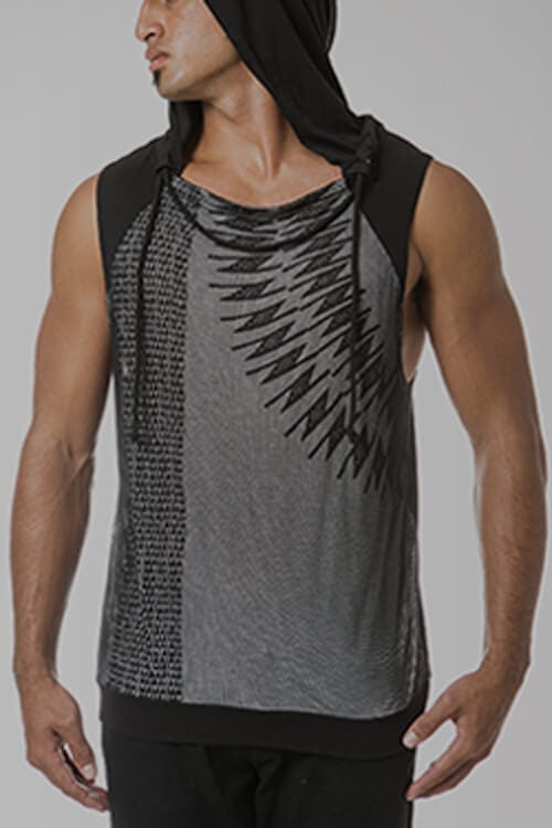 Male model wearing Manaola Shirt