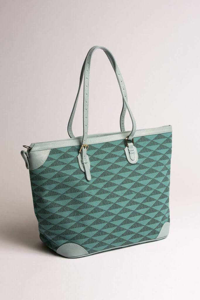 Sage Blue Shopping Tote