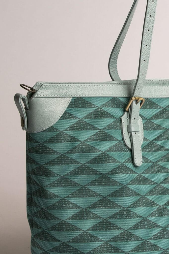 Sage Blue Shopping Tote