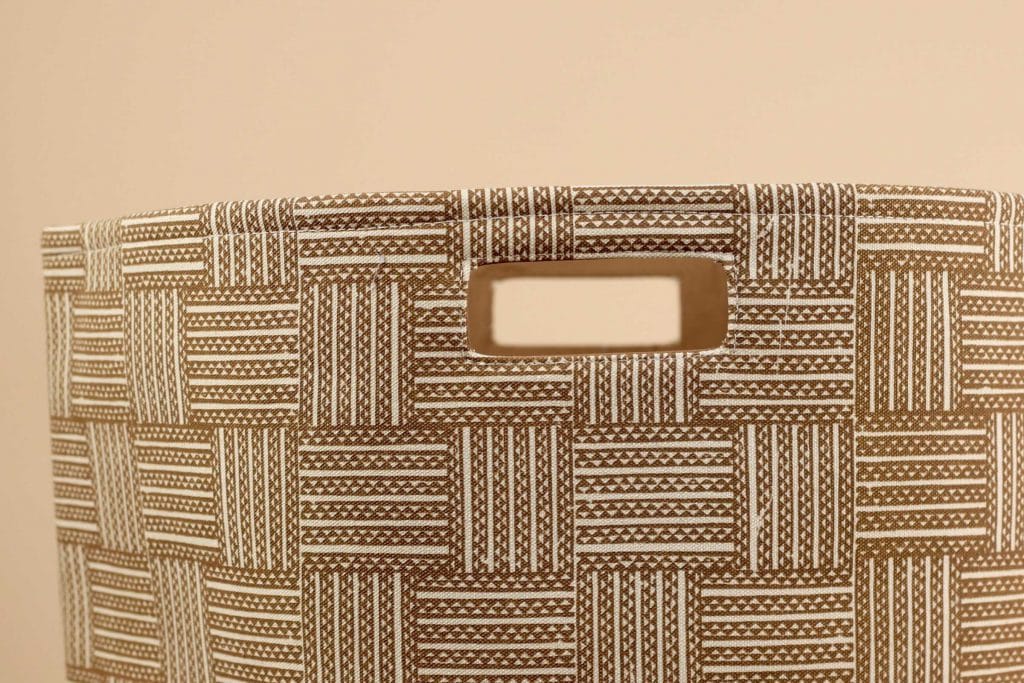 Brown Hamper - Close Up