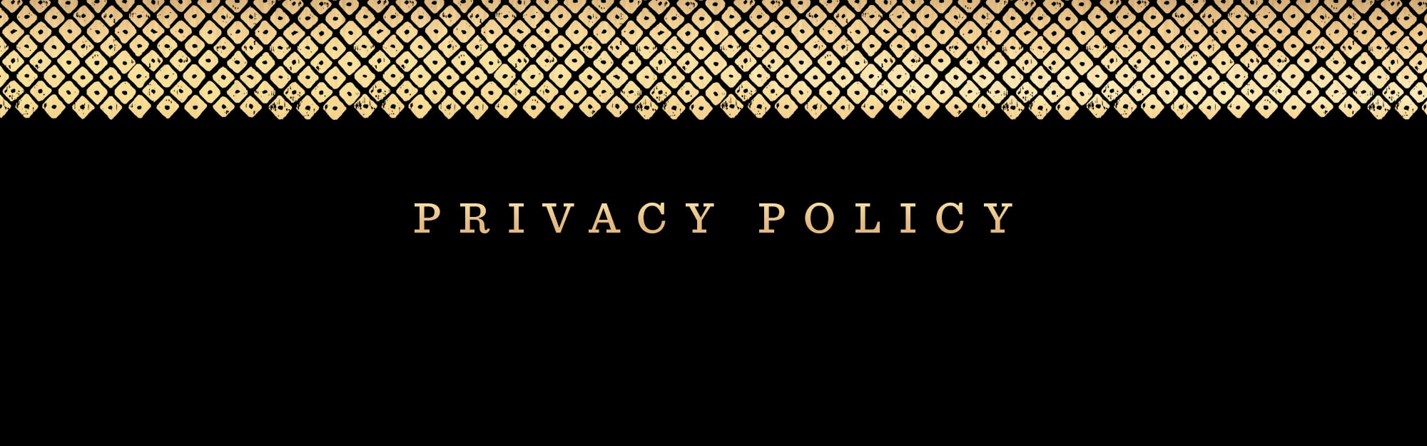 Privacy Policy Banner