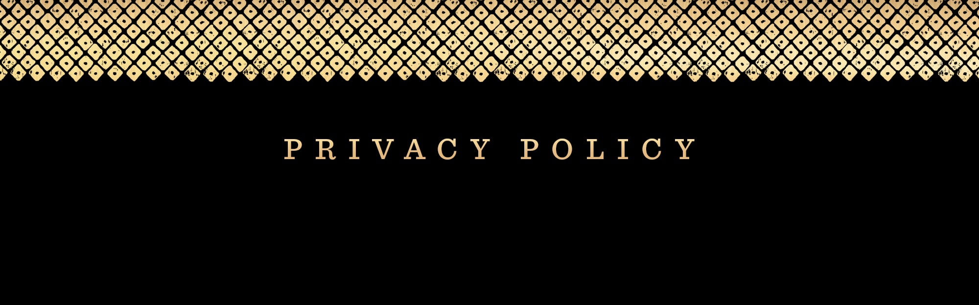 Privacy Policy Banner