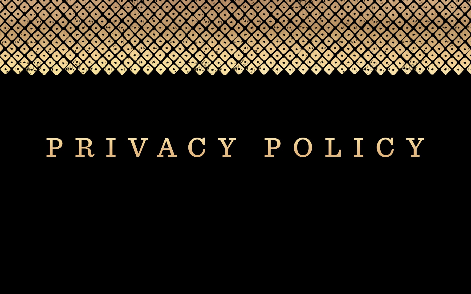 Privacy Policy Banner