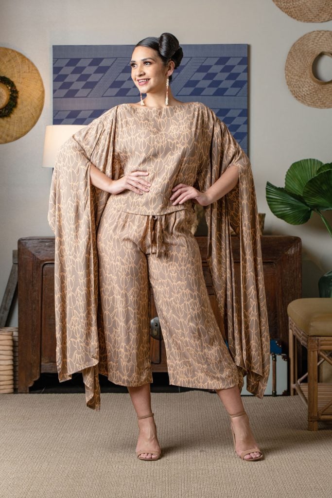 Model wearing LAULEA KULOT - Front View