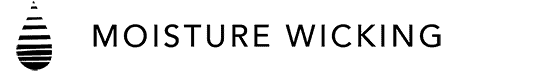 Moisture Wicking Left Align Logo on Transparent Background