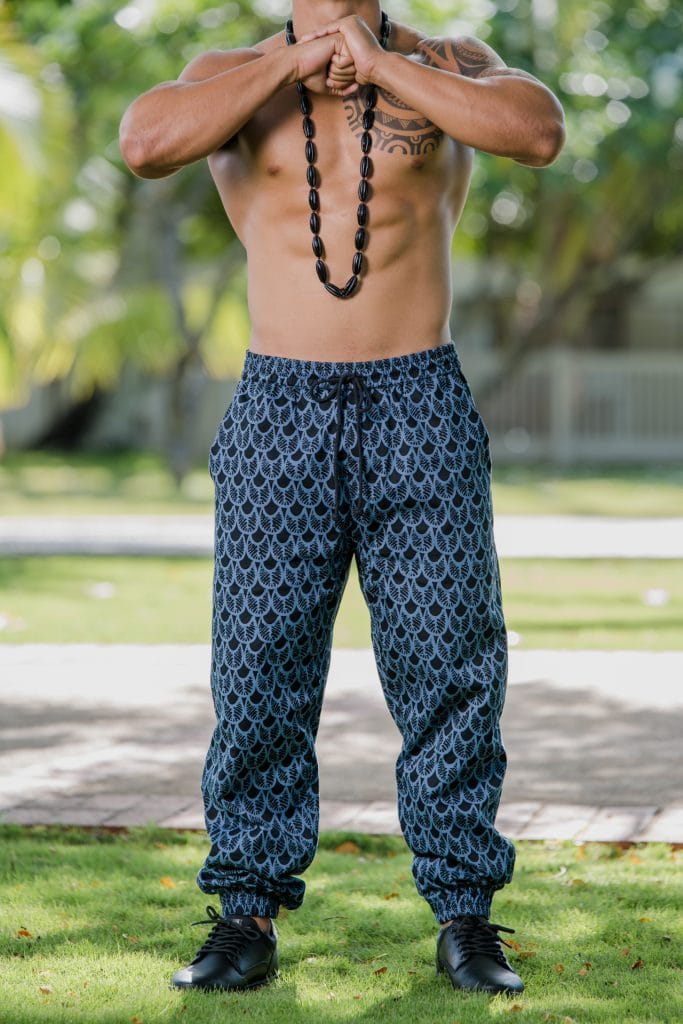 Male model wearing Ikaika Joggers - Front View