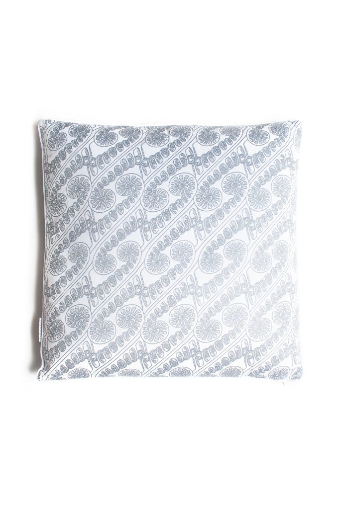Weleweka Pillow 26x26 in Folkstone Grey Amau Pattern