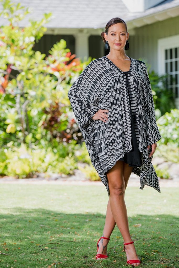 Model wearing Kahala Kaftan - Front View