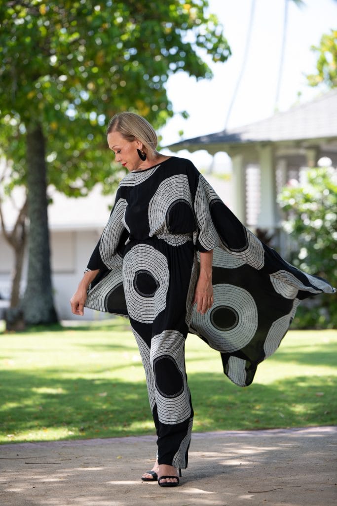 Model wearing Manu O'O Dress - Front View