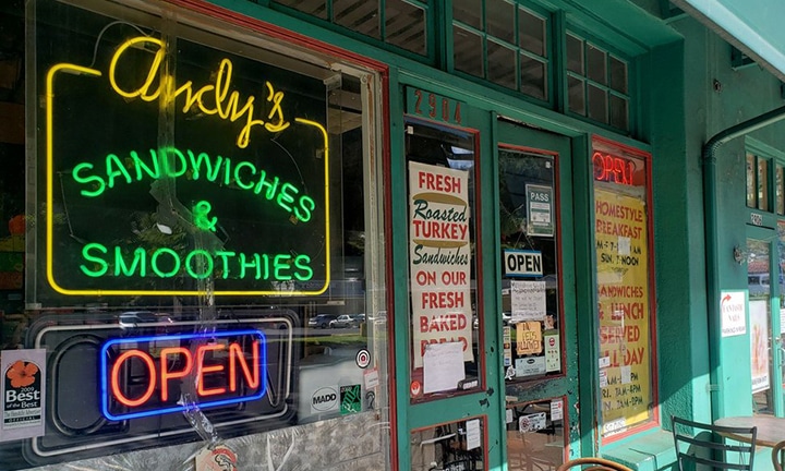 Andy's Sandwiches and Smoothies Storefront