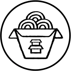 Asian Rice Icon on Transparent Icon