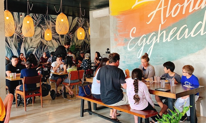 Inside of Egghead Cafe