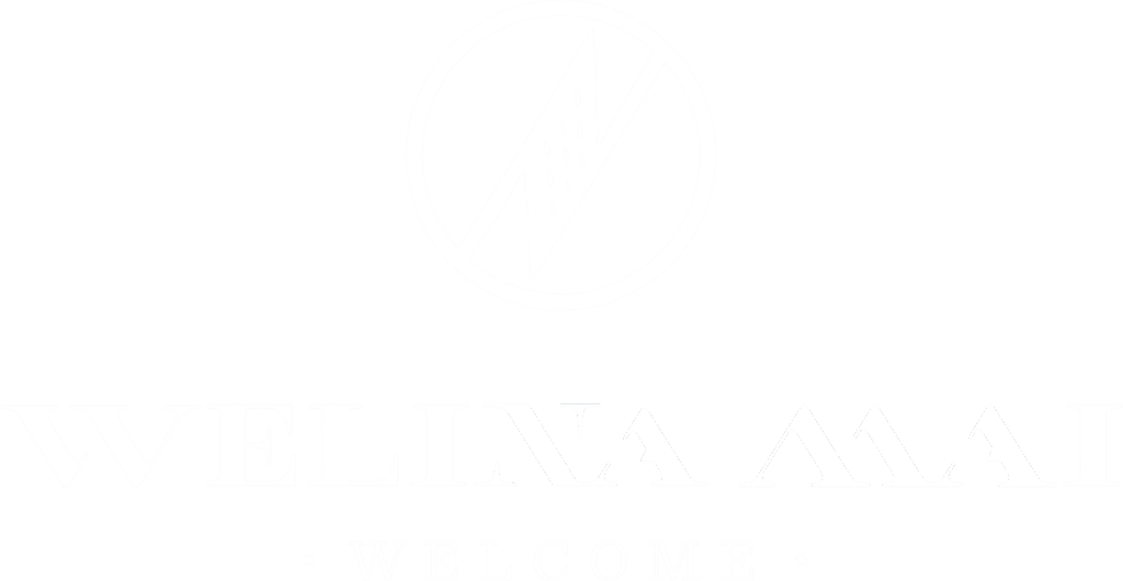Welina Mai Logo on Transparent Background