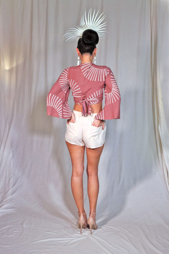 Model wearing Lako Top - Back View