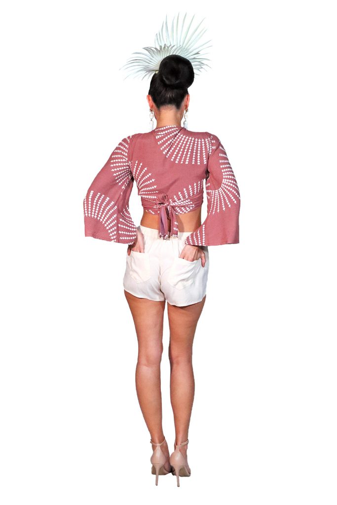 Model wearing Lako Top - Back View