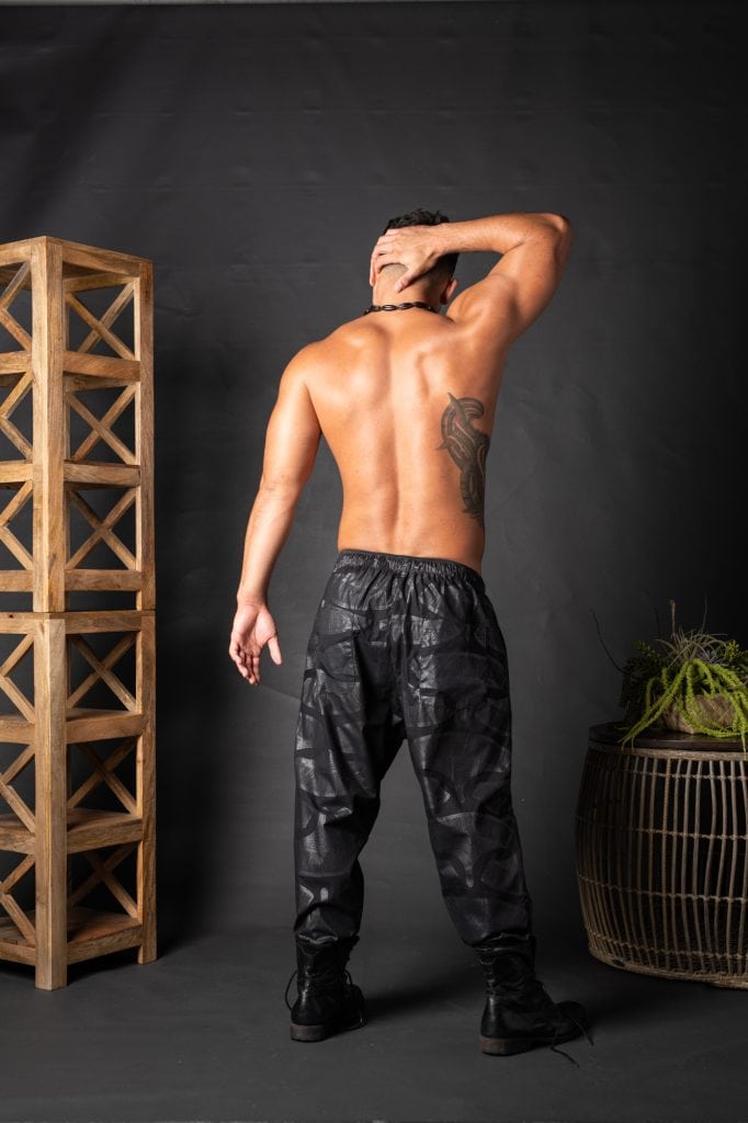Male model wearing Ibiza Pant - Back View