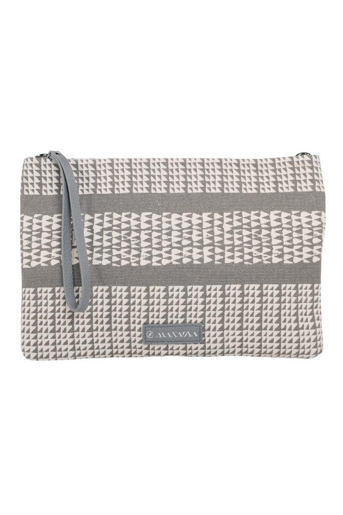 Kailua Crossbody in a Nihoku Print and Stone Color - Front View