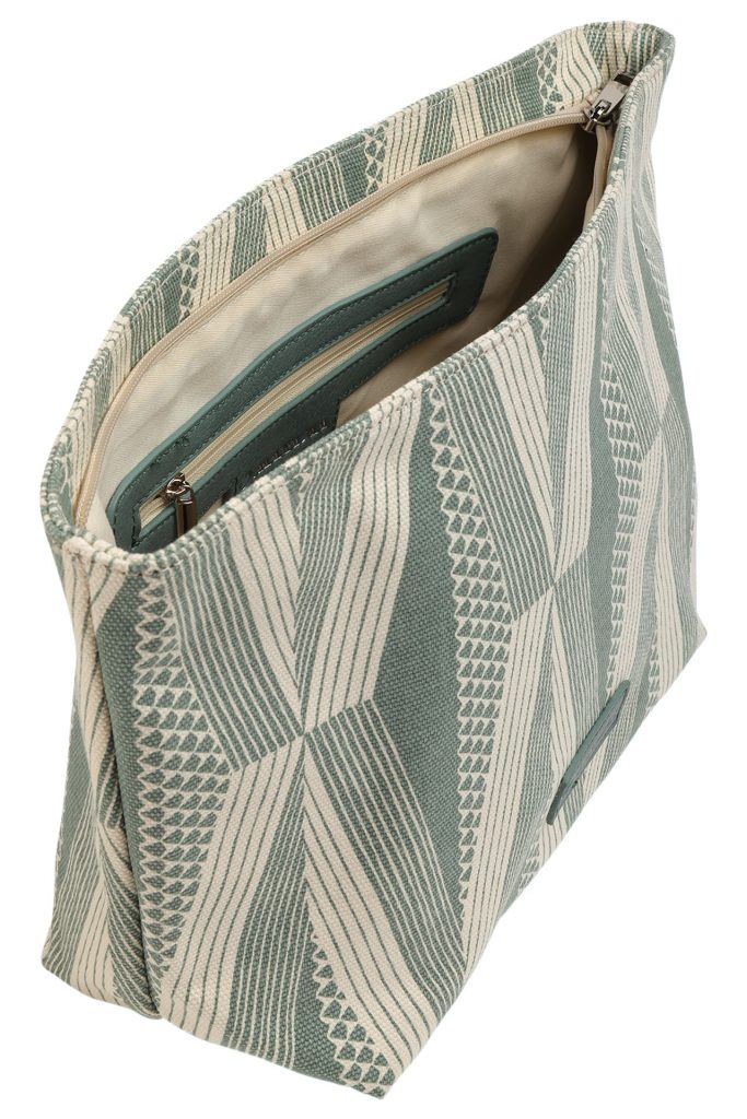 Hapuna Clutch in Kanaloa Pattern - Open View