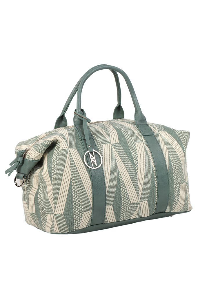 Kaapuni Mini Duffel in Kanaloa Pattern - Side View