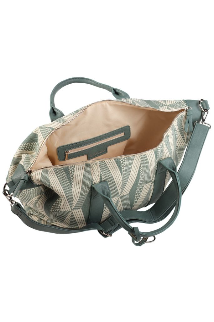 Kaapuni Mini Duffel in Kanaloa Pattern - Open